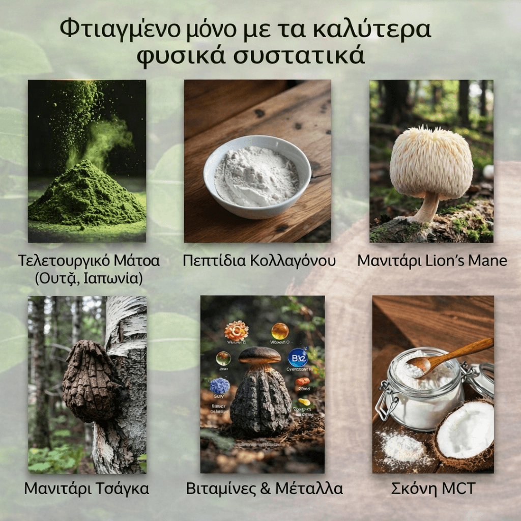 NUTRAGREECE™ Ματσά με κολλαγόνο